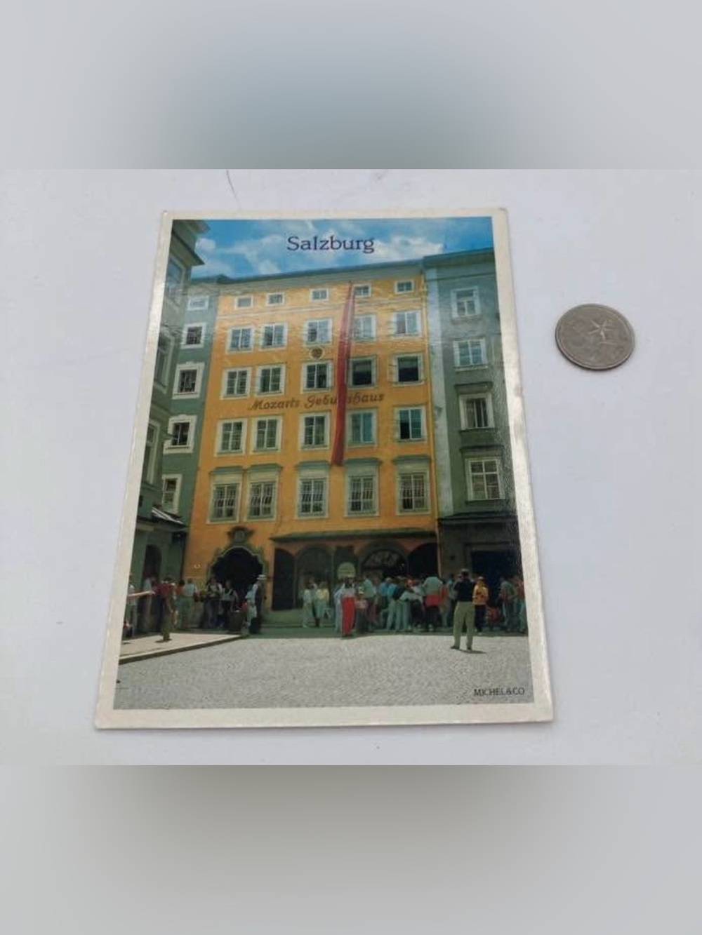 Postcard Mozart Birthplace Salzburg Austria Musician Music